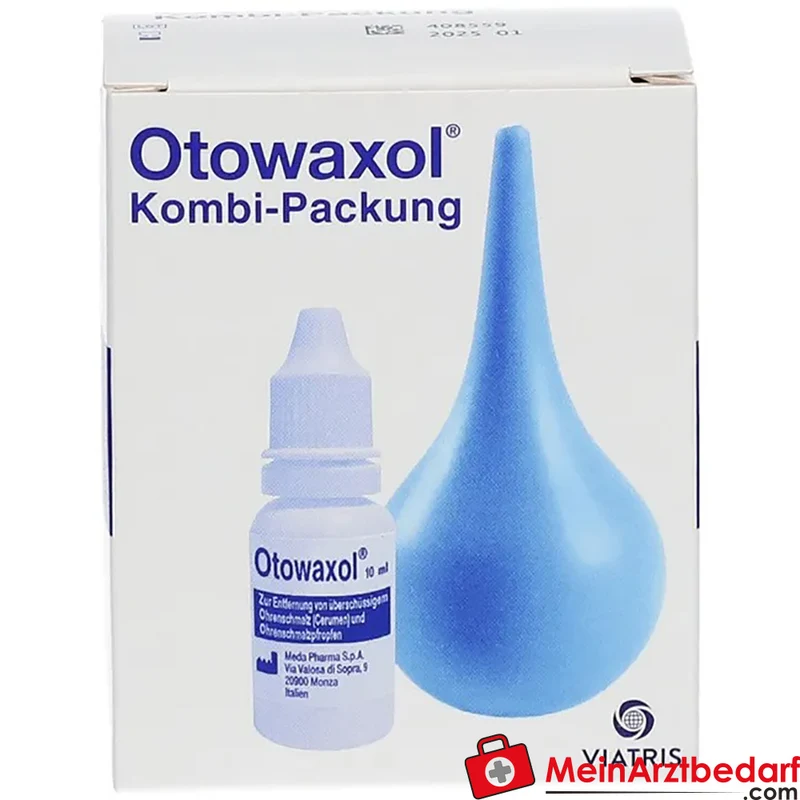 Otowaxol Ohrenspülung Lösung 10 ml Docusat‑Natrium/Ethanol/Glycerol mit Ohrenspritze