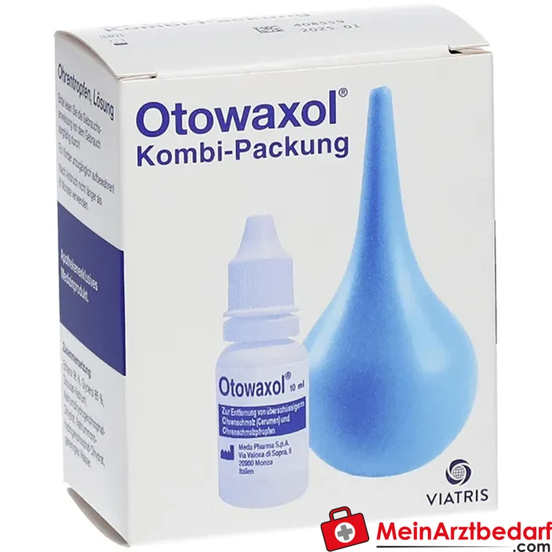 Otowaxol Ohrenspülung Lösung 10 ml Docusat‑Natrium/Ethanol/Glycerol mit Ohrenspritze
