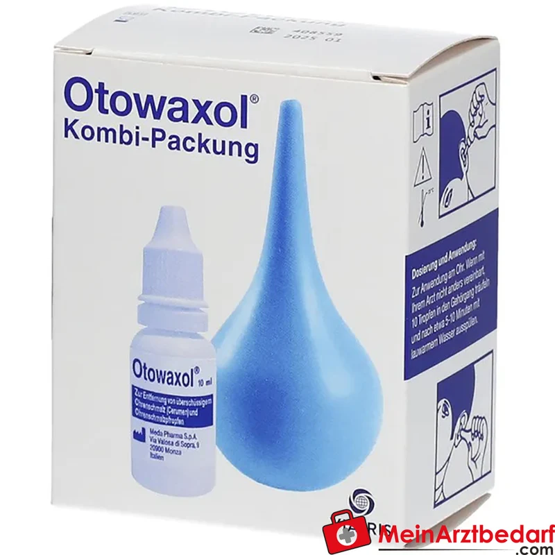 Otowaxol Ohrenspülung Lösung 10 ml Docusat‑Natrium/Ethanol/Glycerol mit Ohrenspritze