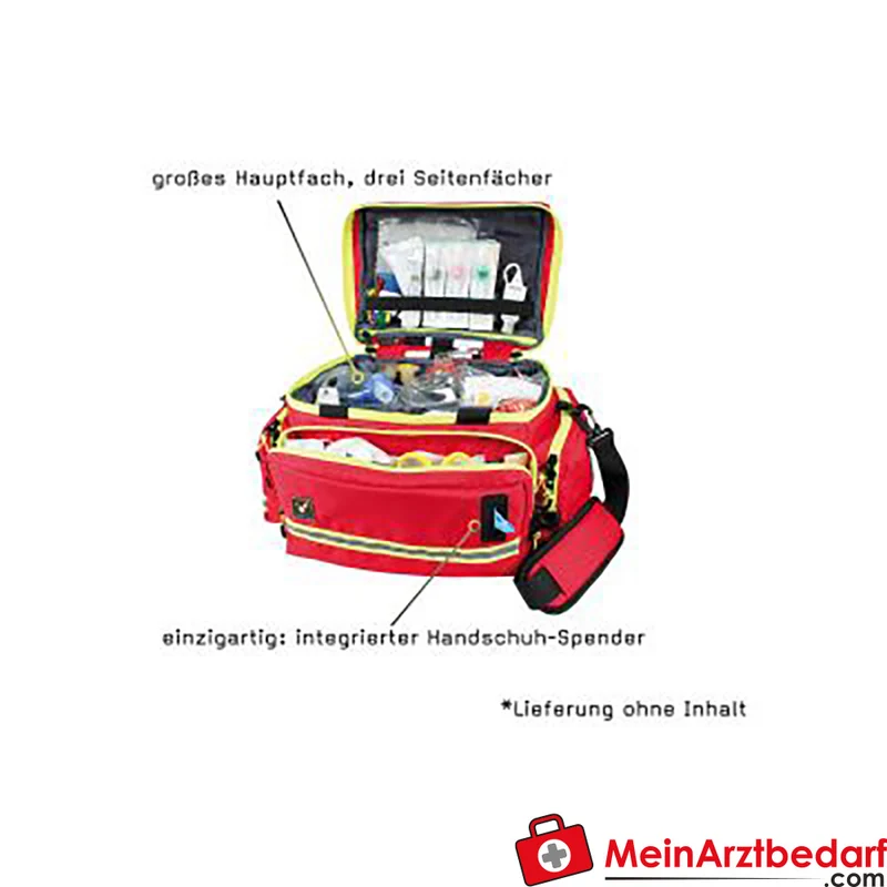 TEE-UU MUC-M Notfalltasche gepolstert mit wasserdichtem Planenboden und Schultergurt