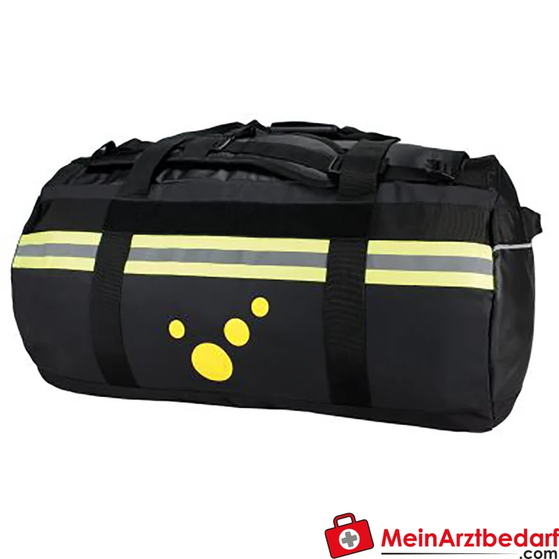 TEE-UU BARRELBAG Bekleidungstasche 75 L wasserdicht mit verstärktem Boden, Rucksack- und Umhängefunktion, Reflexstreifen