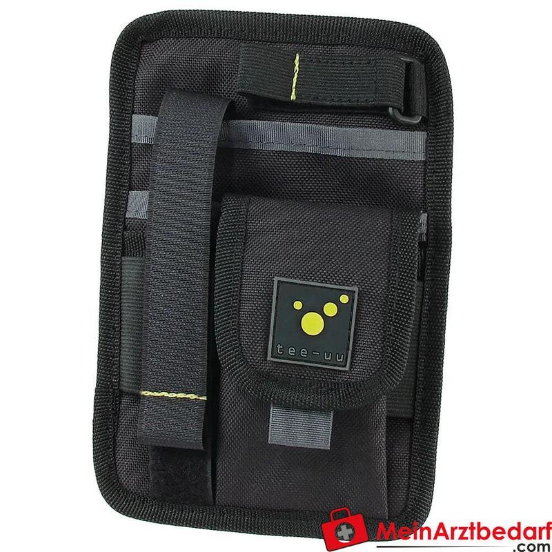 TEE-UU PARA Rettungsdienst-Holster 1200D Polyester schwarz 14×19,5×2,5 cm mit GLOVE-FIX
