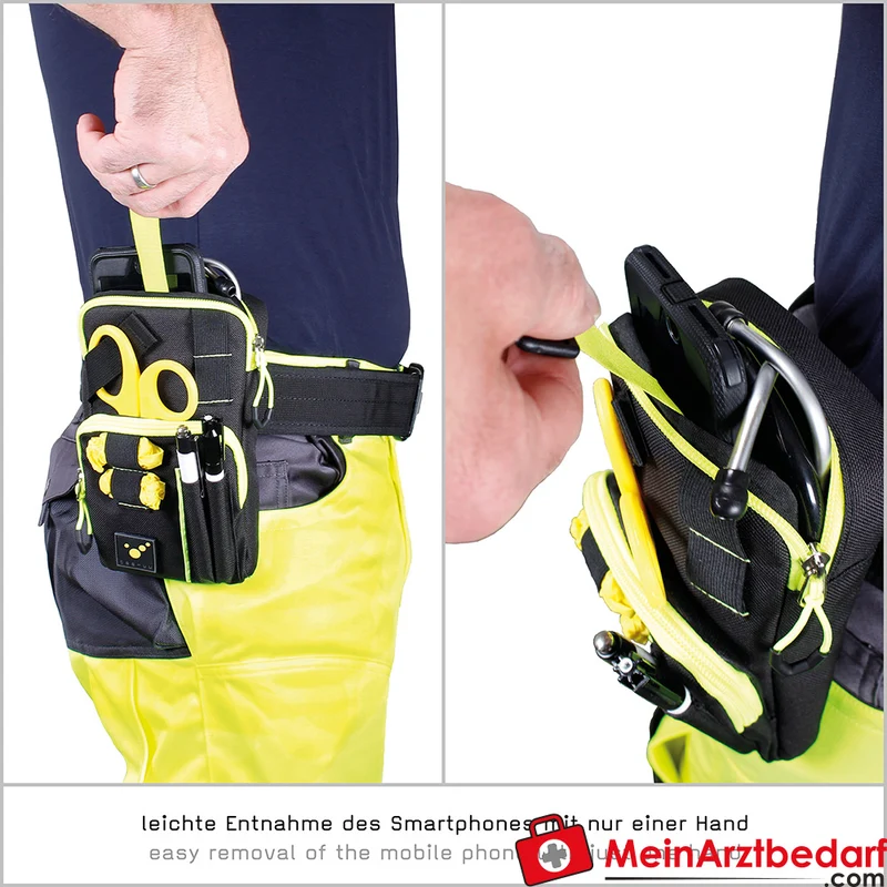 TEE-UU ZIP PLUS Holster 1200D Polyester 13,5x21x7 cm schwarz