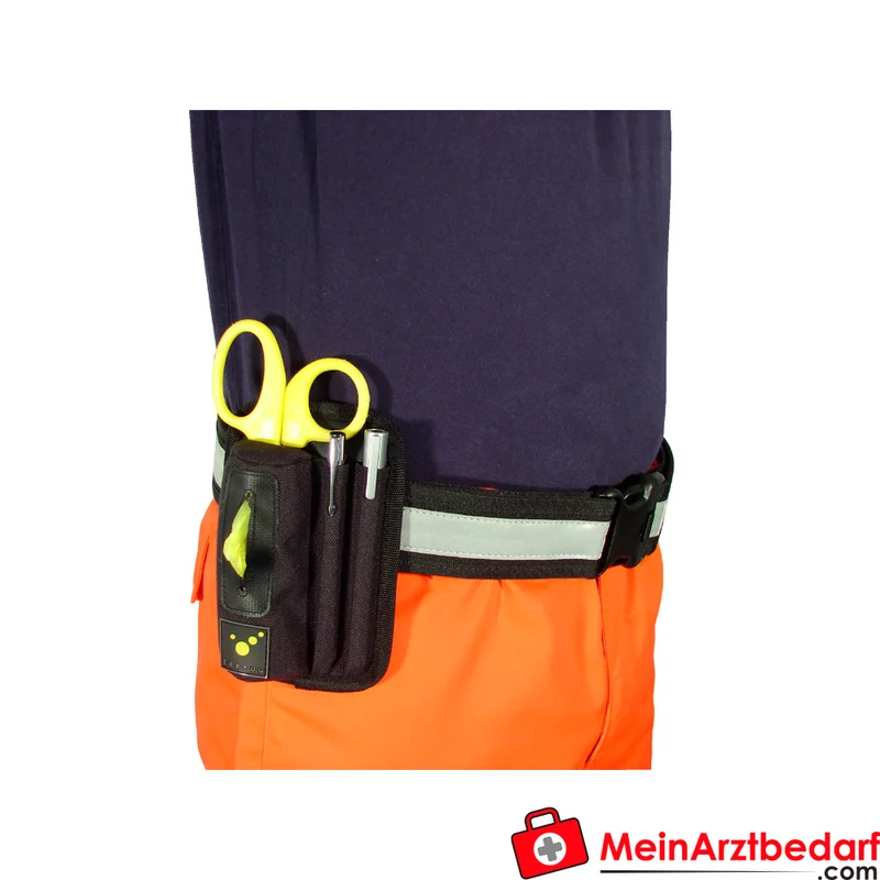 TEE-UU PULL Handschuh-Holster schwarz 1200D Polyester, für bis zu 5 Paar Handschuhe, Zwei-Wege Gürtelschlaufe