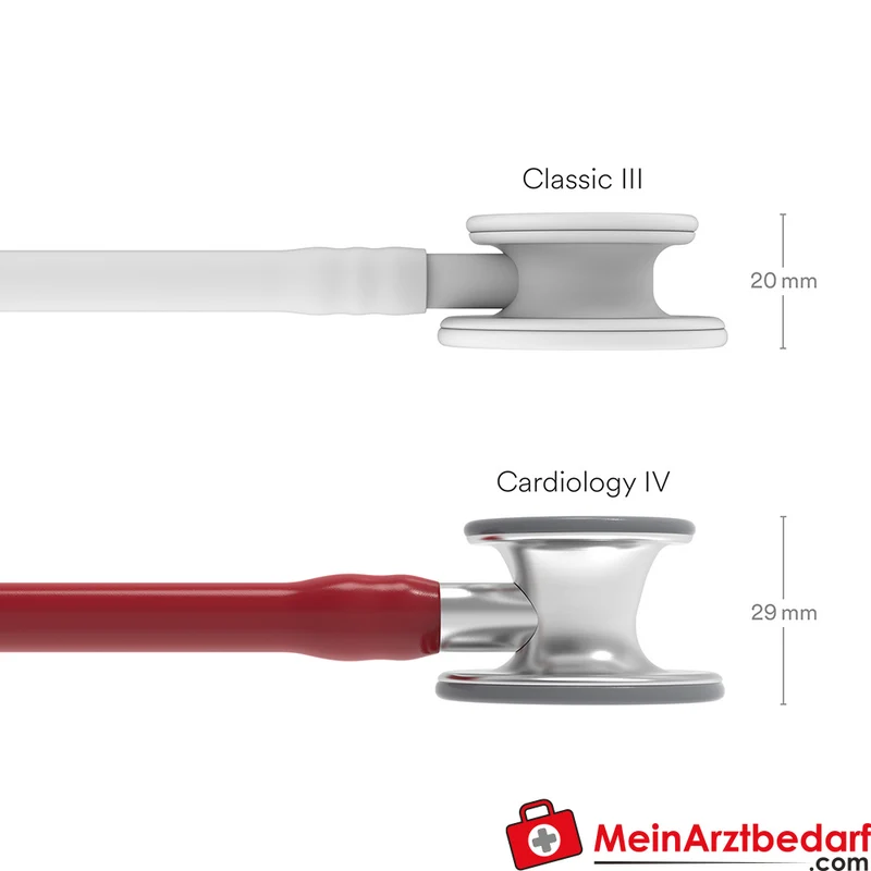 Littmann Cardiology IV Stethoskop Edelstahl, Dual‑Frequency, für Erwachsene & Kinder