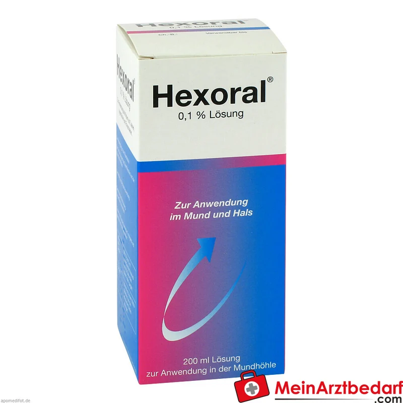 Hexoral 0,1% Lösung antiseptische Mund- und Rachenlösung