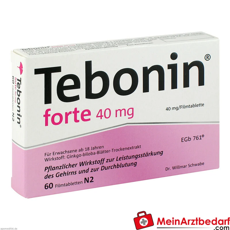 Tebonin forte 40 mg Filmtabletten Packung
