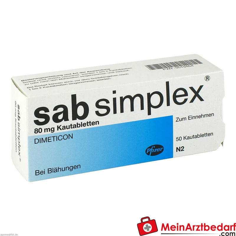 Sab Simplex Dimeticon Kautabletten
