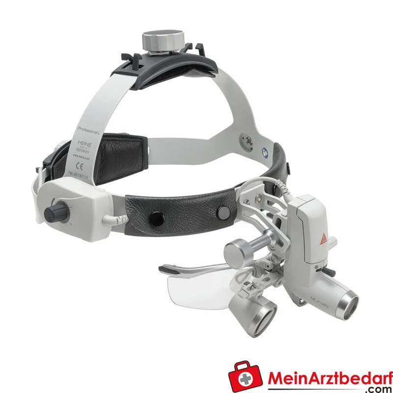 HEINE ML4 LED HeadLight mit HR/HRP Binokularlupe 2,5x/340 mm