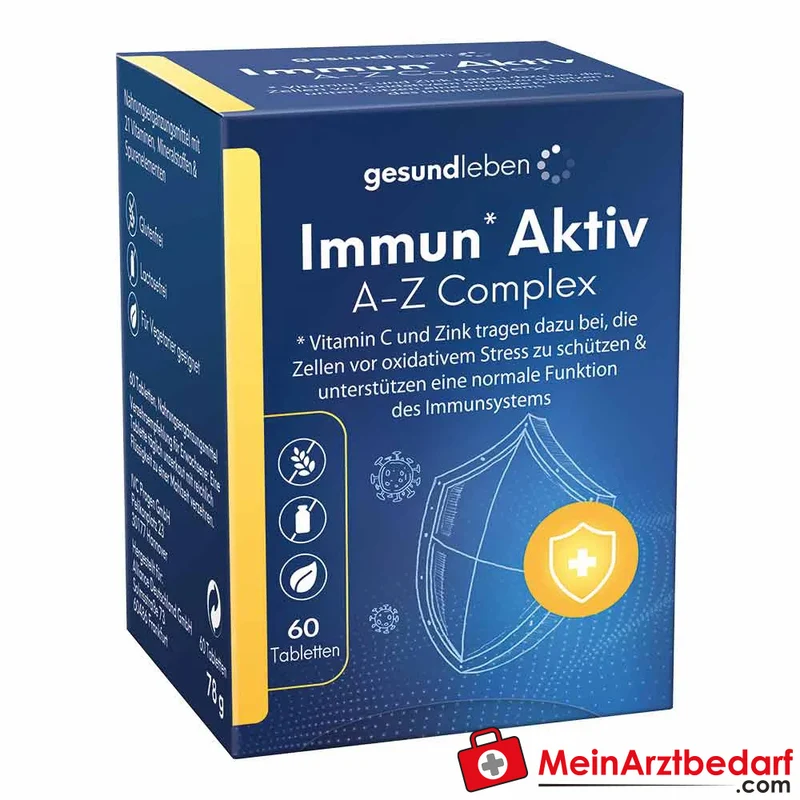 gesund leben A‑Z Vital-Tabletten Multivitamin Depot mit Coenzym Q10 und Lutein 60 St.
