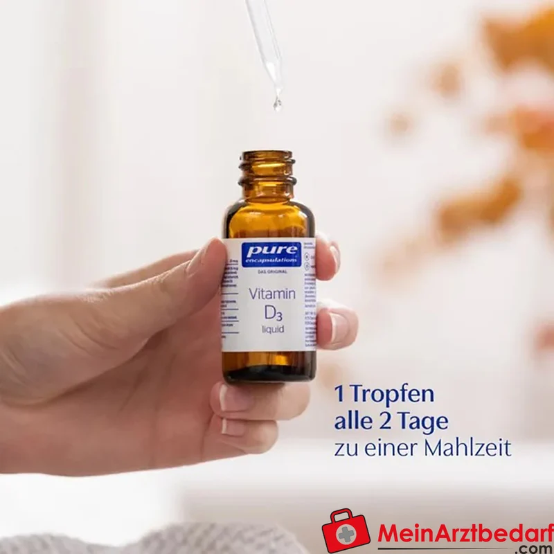 Pure Encapsulations Vitamin D3 1000 I.E. Colecalciferol Flüssigkeit 22,5 ml