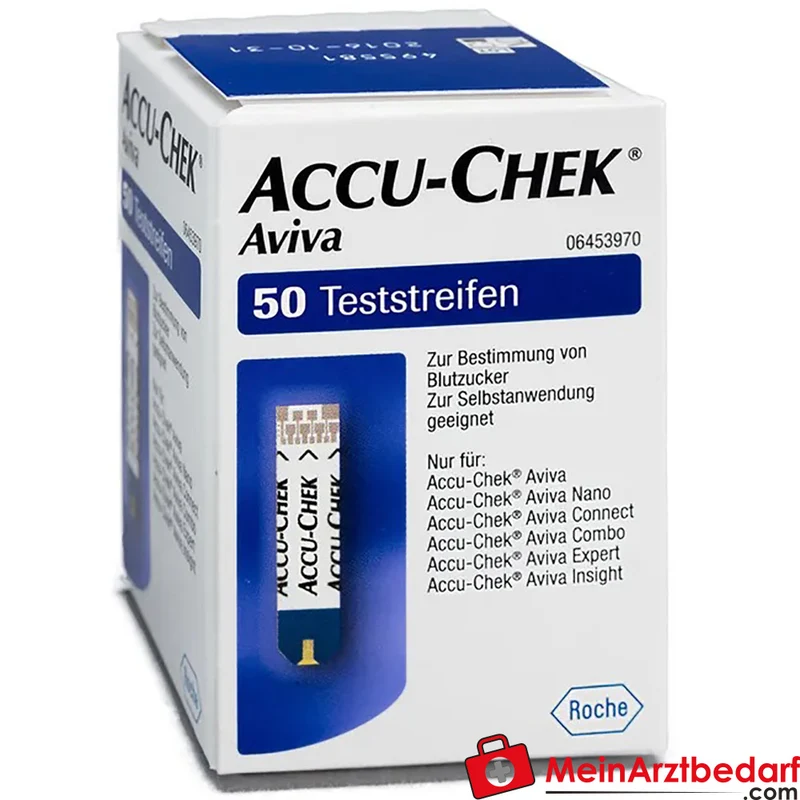 ACCU-CHEK Aviva Teststreifen Plasma II plasmareferenziert maltose‑entstört 50 St.