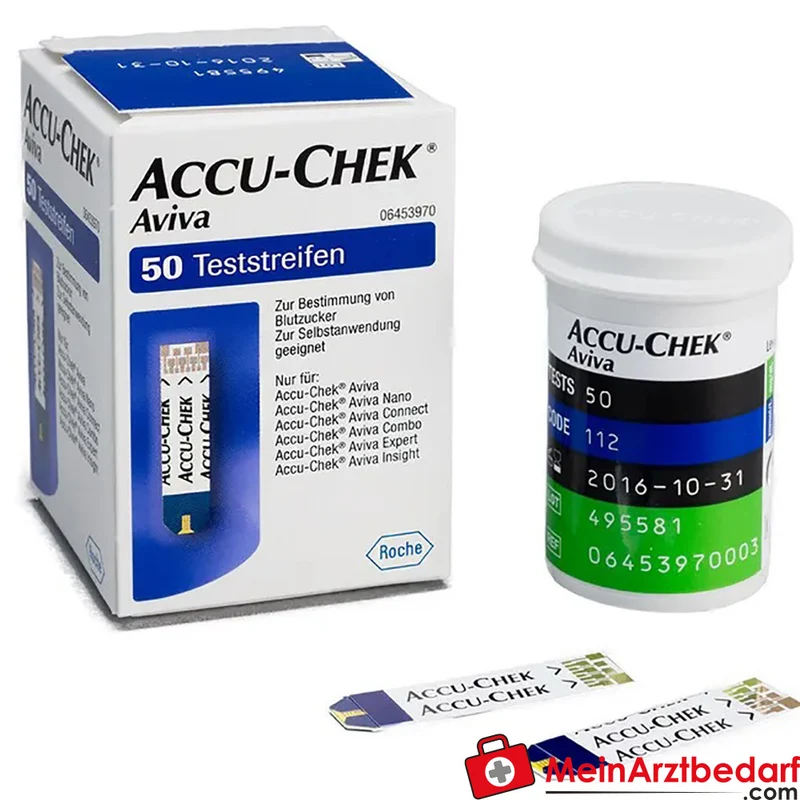 ACCU-CHEK Aviva Teststreifen Plasma II plasmareferenziert maltose‑entstört 50 St.