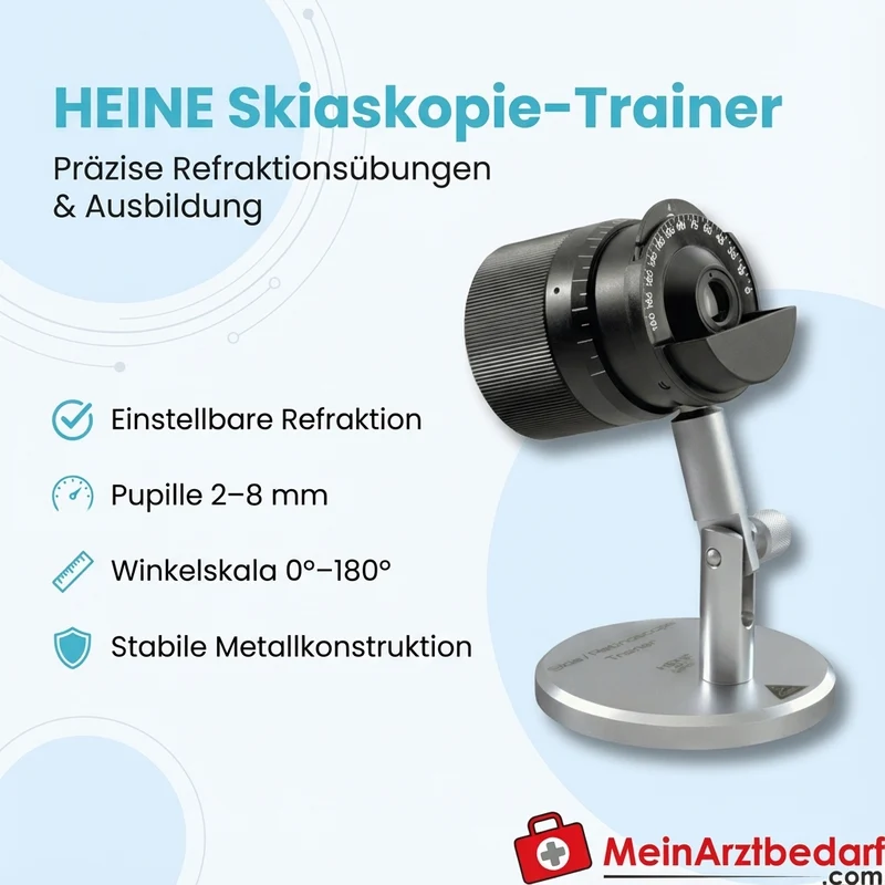HEINE Skia-/Retinoskop-Trainer, Pupille 2–8 mm, einstellbare Refraktion