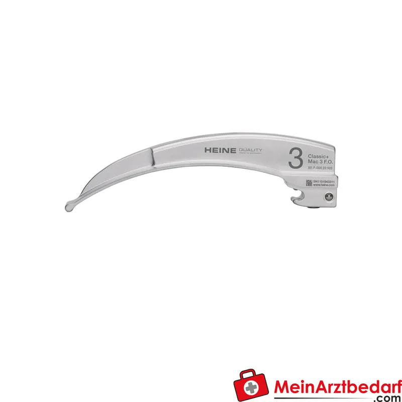 HEINE Classic+ Macintosh F.O. Spatel LED Set smoothSURFACE ISO 7376 Mehrweg