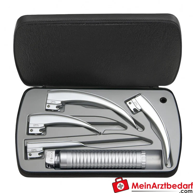 HEINE Classic+ Macintosh F.O. Spatel LED Set smoothSURFACE ISO 7376 Mehrweg