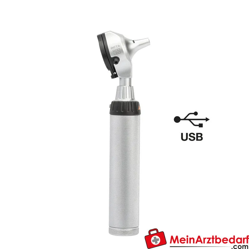 HEINE BETA 200 LED F.O. Otoskop USB Ladegriff