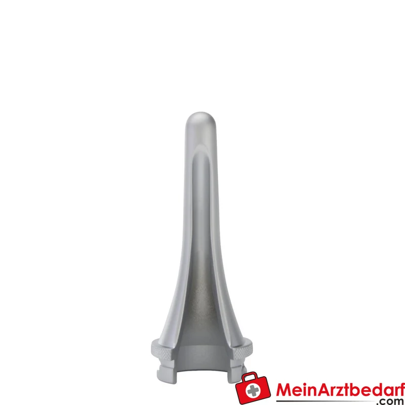 HEINE Geschlitztes Metall-Spekulum 65 x 6 mm und 90 x 7 mm verchromt