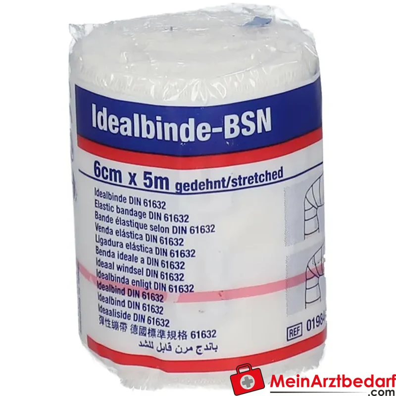 bmp Idealbinde 6 cm x 5 m 100% Baumwolle sterilisierbar 1 St.