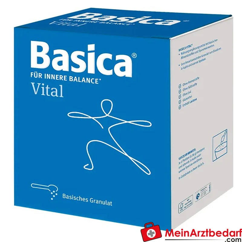 Basica Vital basisches Granulat Calcium Magnesium Zink 800 g