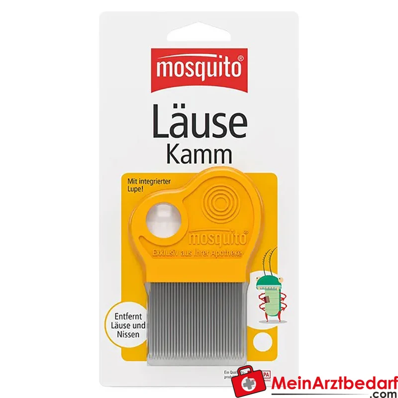 mosquito Läuse-Kamm aus Metall mit Lupe 1 St.