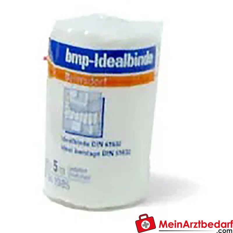 bmp Idealbinde 8 cm x 5 m Baumwolle sterilisierbar Verbandbinde 1 Stück