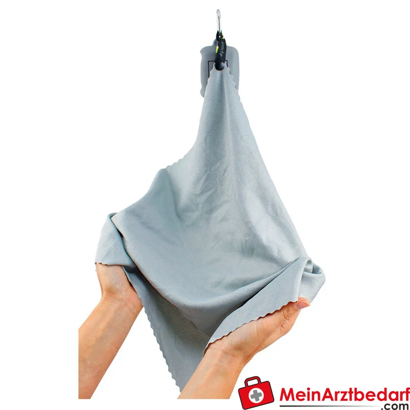 TEE-UU CLEAN PRO Einsatzhandtuch Mikrofaser 30 x 30 cm grau