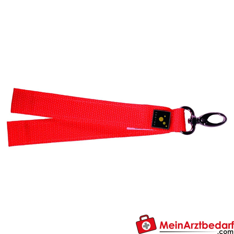 TEE-UU EASY Handschuhhalter Nylon verstellbar mit Metallkarabiner rot