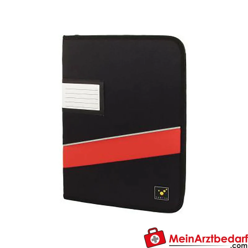 TEE-UU KEYSAFE XL Schlüsselmappe für 28 Schlüssel, schwarz/rot