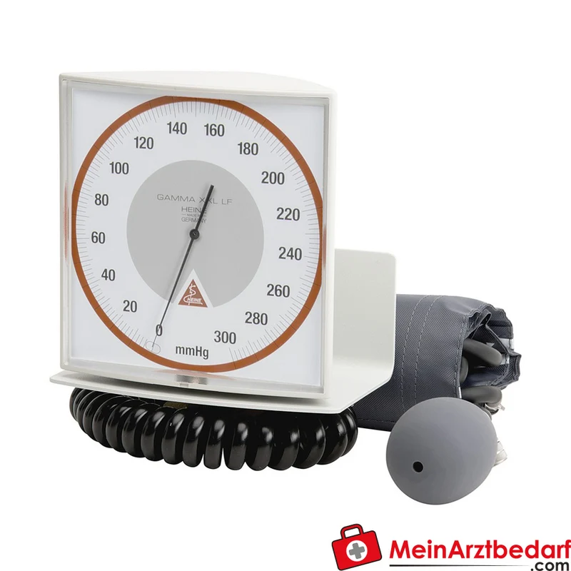 HEINE Gamma XXL LF Blutdruckmesser Ø130 mm latexfrei Spiralschlauch 3 m