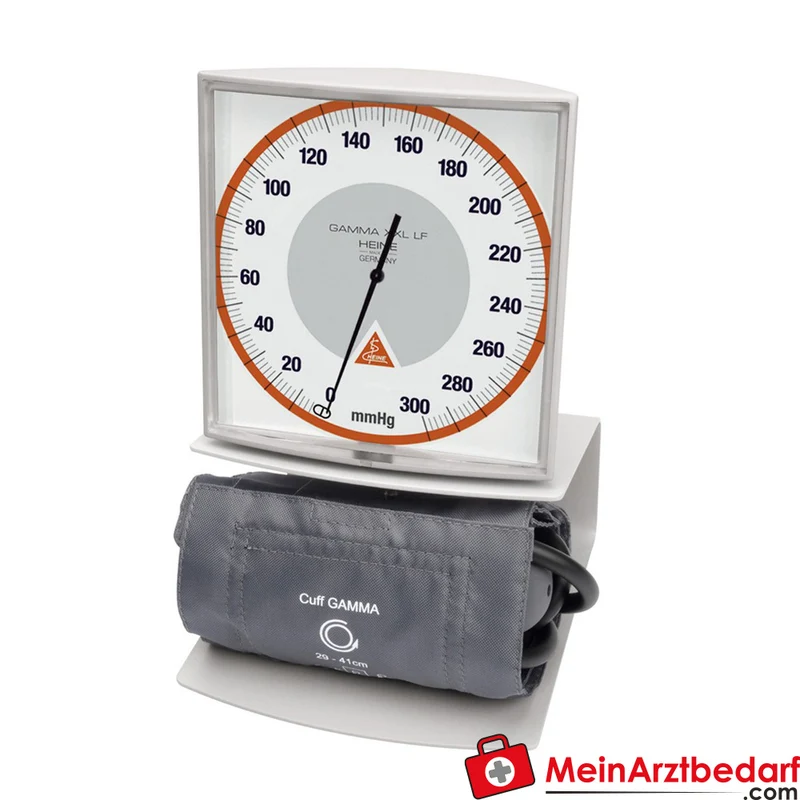 HEINE Gamma XXL LF Blutdruckmesser Ø130 mm latexfrei Spiralschlauch 3 m