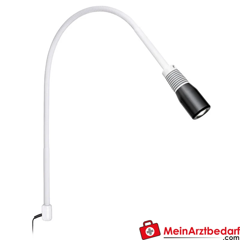 LUXAMED FOCUS LED-Untersuchungsleuchte Oberteil weiß 10 W 60.000 Lux/30 cm CRI 93 Schwanenhals 100 cm