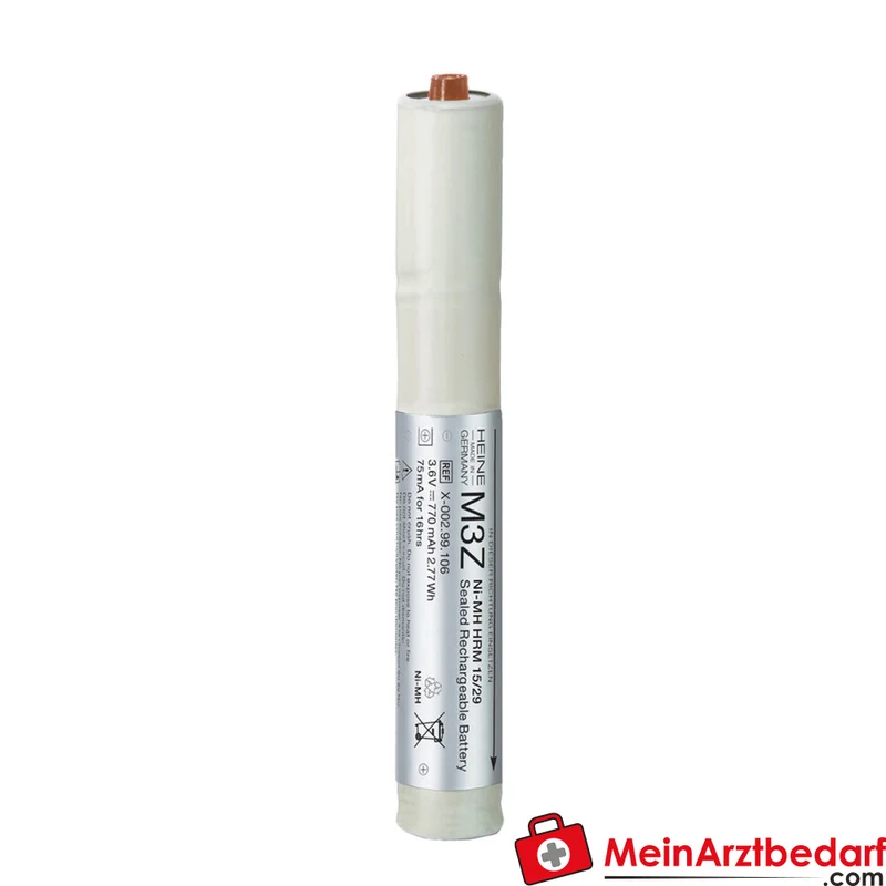 HEINE M3Z Ladebatterie 3,5 V NiMH für BETA SLIM Ladegriff und kleinen F.O. Laryngoskopgriff