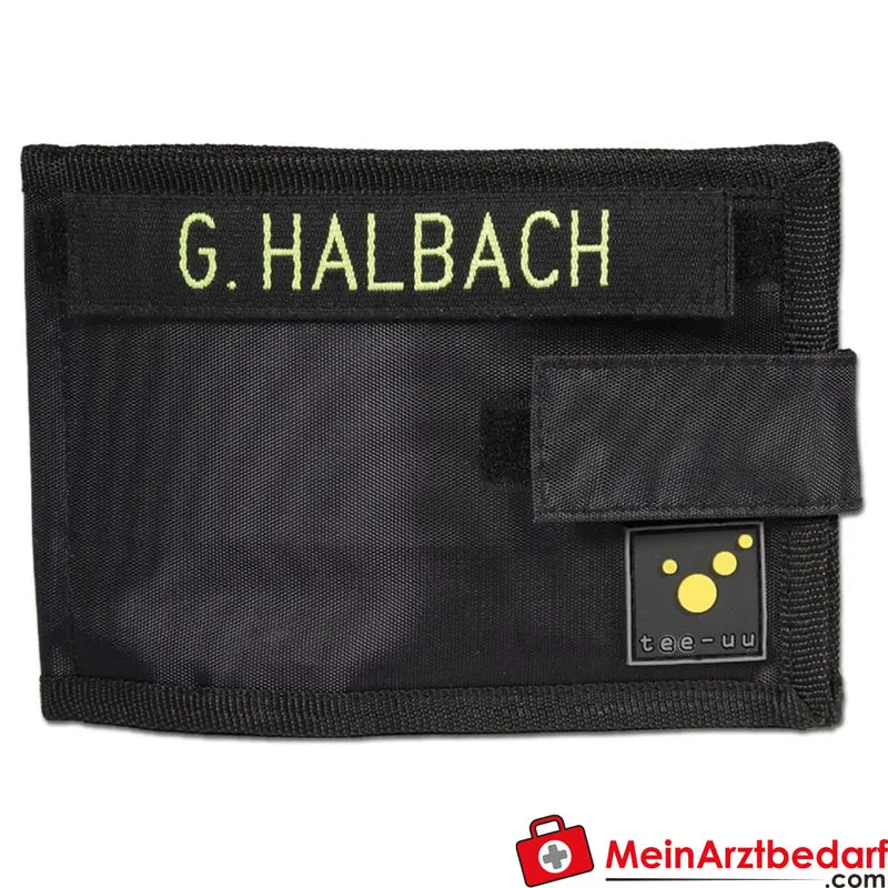 TEE-UU POCKET Organizer RipStop-Polyester schwarz 15 x 12 x 2 cm Brusttaschen-Organizer