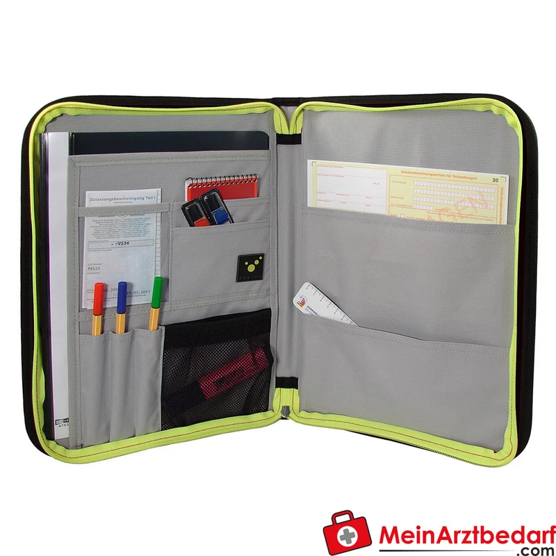 TEE-UU TEAM Organizer DIN A4 hoch 1200D Polyester Rot 26x37,5x3 cm