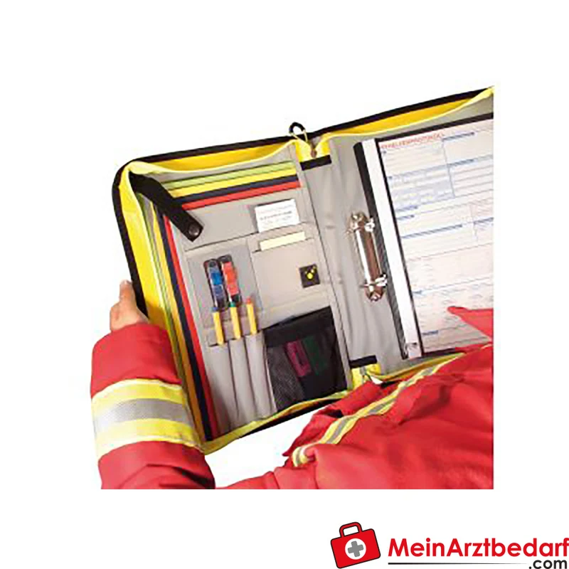 TEE-UU BIG Einsatz-Organizer Einsatzmappe DIN A4 Planen-Gewebe 29×39×5 cm mit Tragegurt