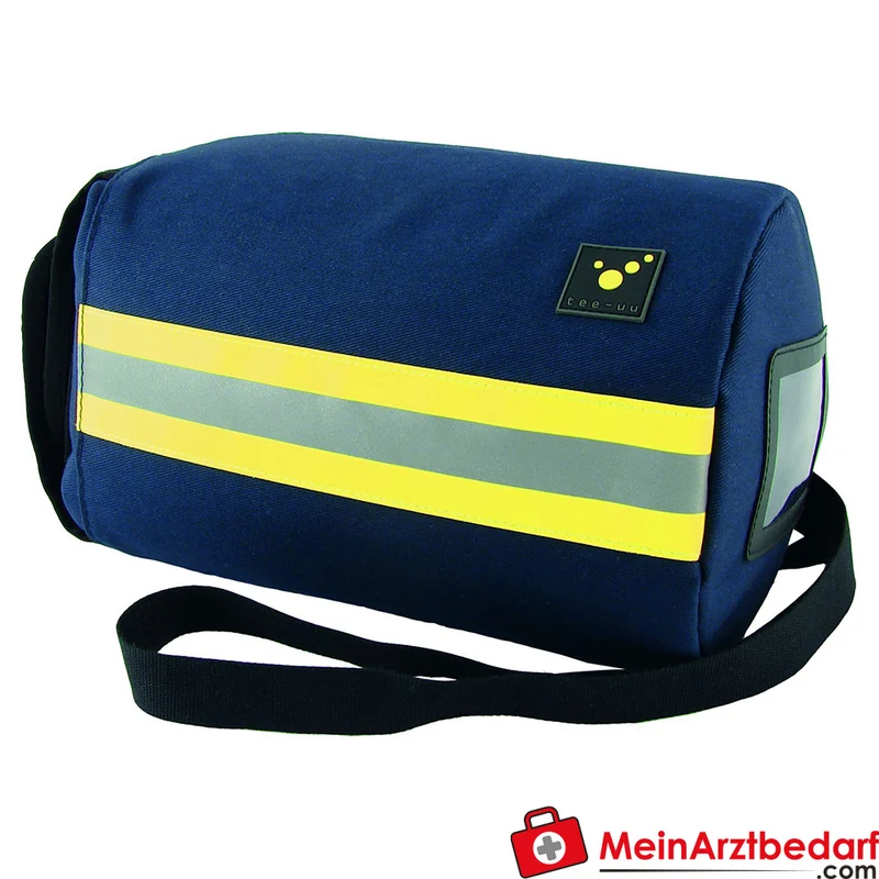 TEE-UU RESPI LIGHT XL Maskentasche für Atemschutzmasken 370G TEC Fire Retardant 25 x 18 cm blau