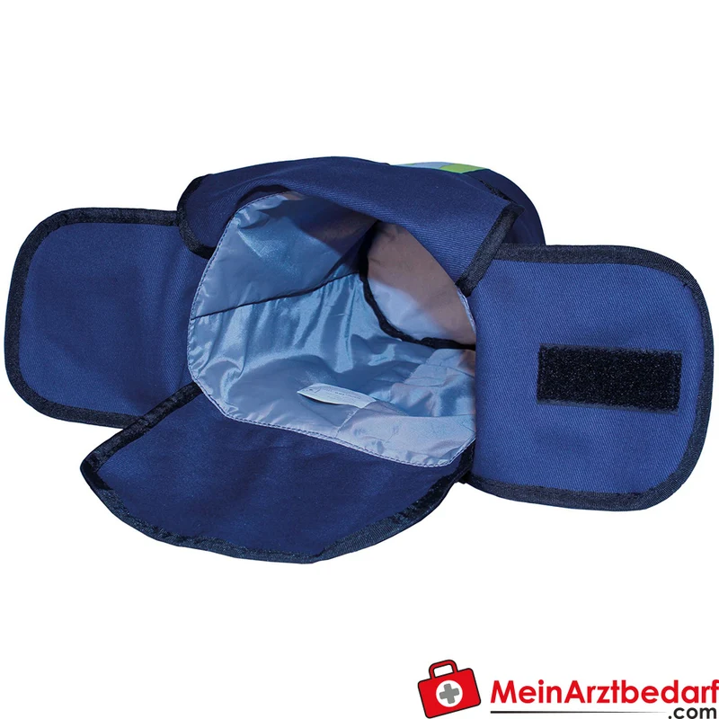 TEE-UU RESPI LIGHT Atemschutzmasken-Tasche gepolstert blau kompakt verstellbarer Dual-Trageriemen