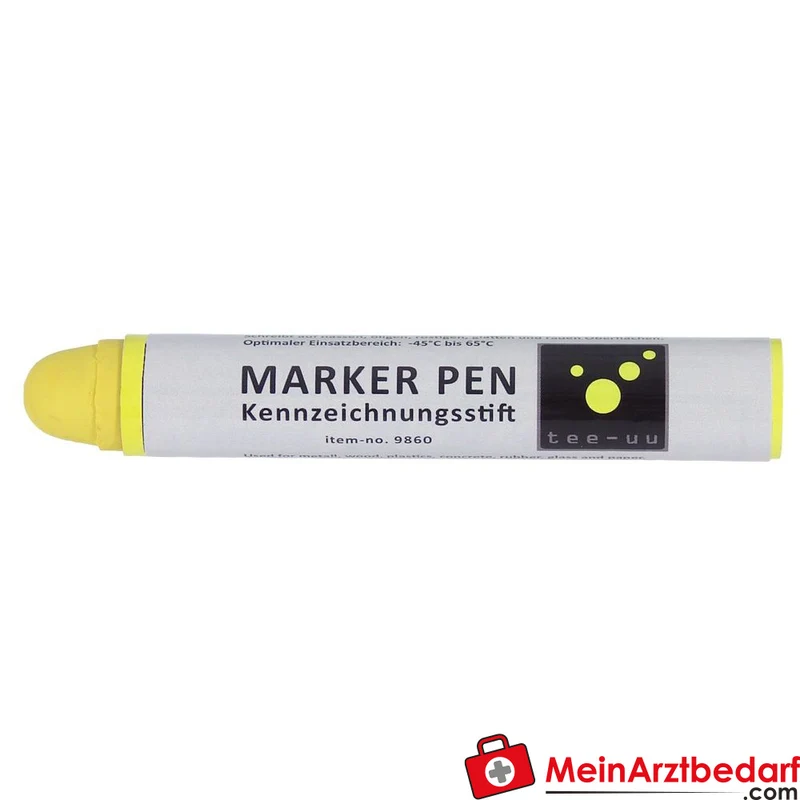 TEE-UU Marker Pen Kennzeichnungsstift Rot, wischfest, -45°C bis +65°C