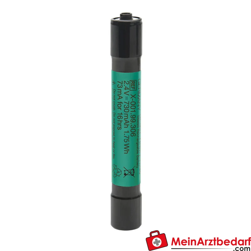 HEINE LED M2Z Ladebatterie 2,5 V NiMH Akku für F.O. LED Laryngoskopgriff