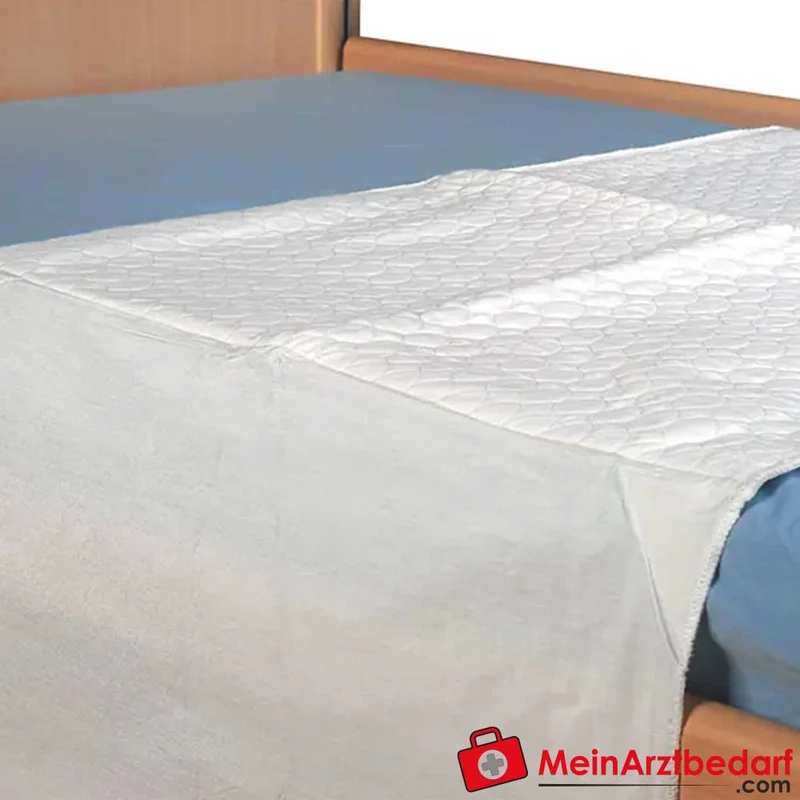 Servocare Protect Bettschutzeinlage 75 x 90/160 cm, waschbar 95°C, Nässesperre, mit Flügeln
