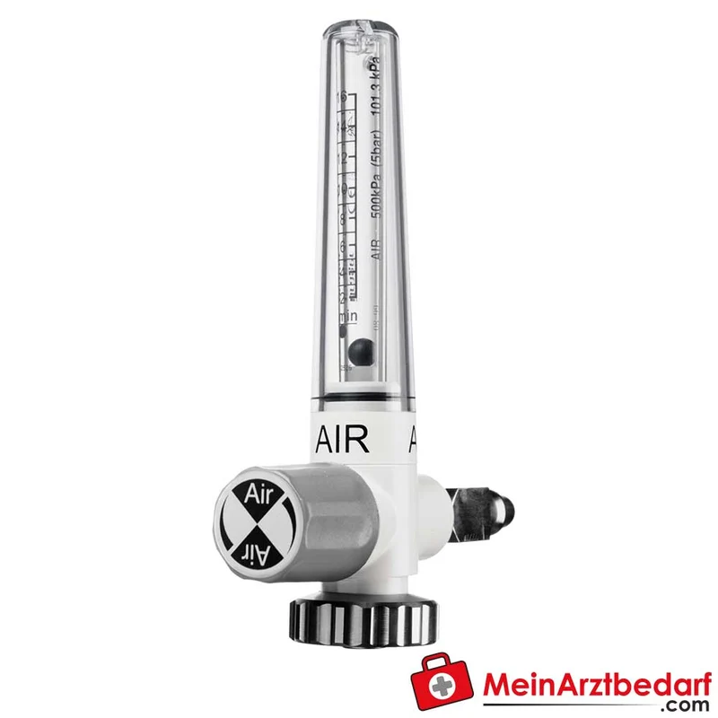 Dräger AIR Durchflussmesser für Wandanschlussdose M32 x 1,5 16/32 l/min Aluminium mit Sinterfilter