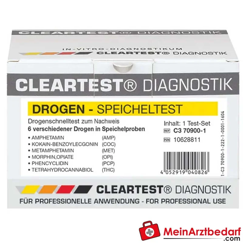 Cleartest 6-fach Drogen-Speicheltest