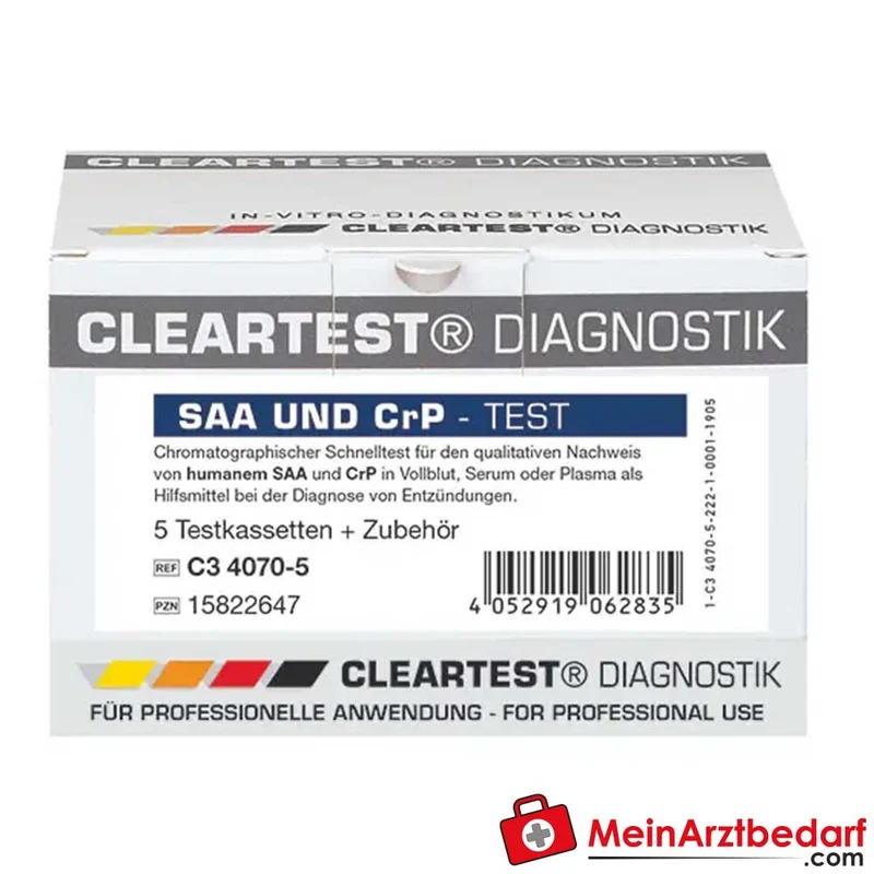 Cleartest SAA und CrP Combo-Schnelltest