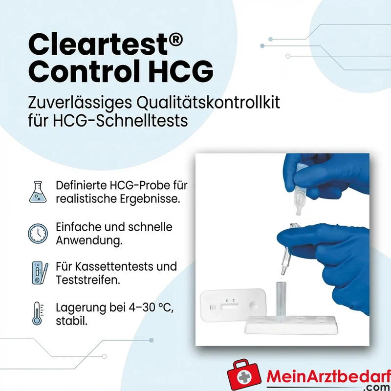 Cleartest Control HCG Schnelltest