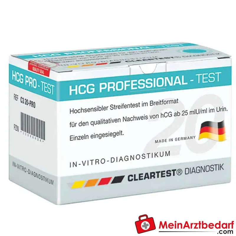 Cleartest HCG Professional Test, 20 Stück