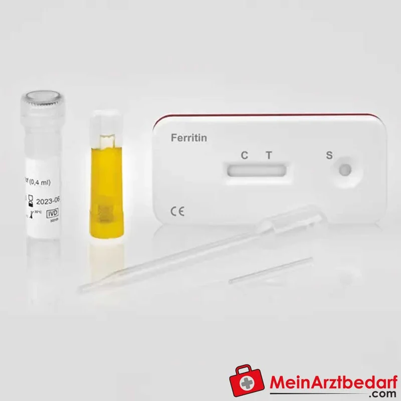 Cleartest Ferritin Schnelltest, 10 Testkasetten