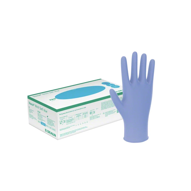 B. Braun Vasco Nitril Soft blue, 200 Stk.