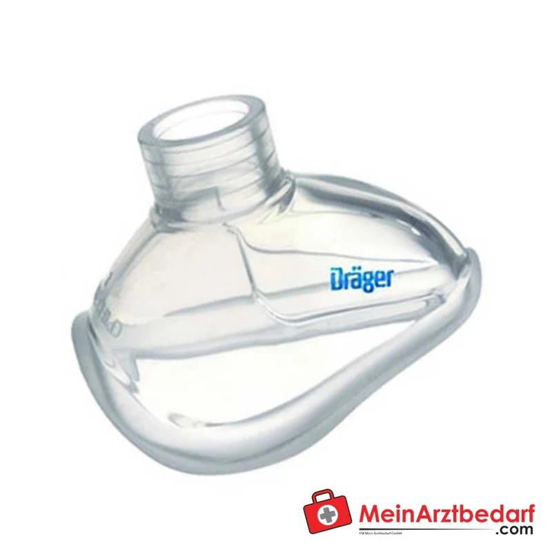 Dräger Silikon-Anästhesiemaske Mehrweg transparent ergonomischer Griff Größen 00–5