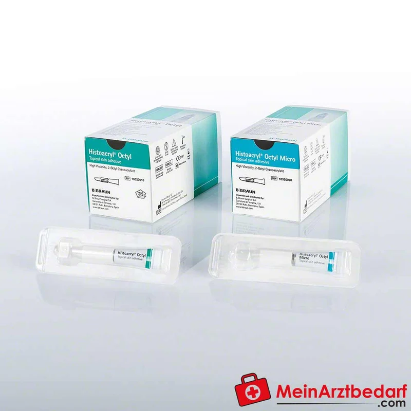 B. Braun Histoacryl Octyl 2‑Octyl‑Cyanoacrylat Gewebekleber Tube 1 ml